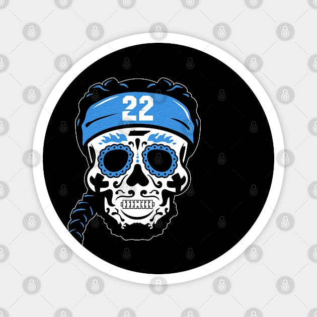 Derrick Henry Sugar Skull Magnet by Chunta_Design